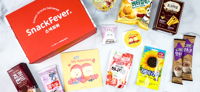 Snack Fever February 2020 Subscription Box Review + Coupon – Original Box!