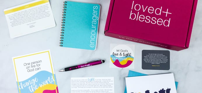 Loved+Blessed May 2020 Subscription Box Review + Coupon