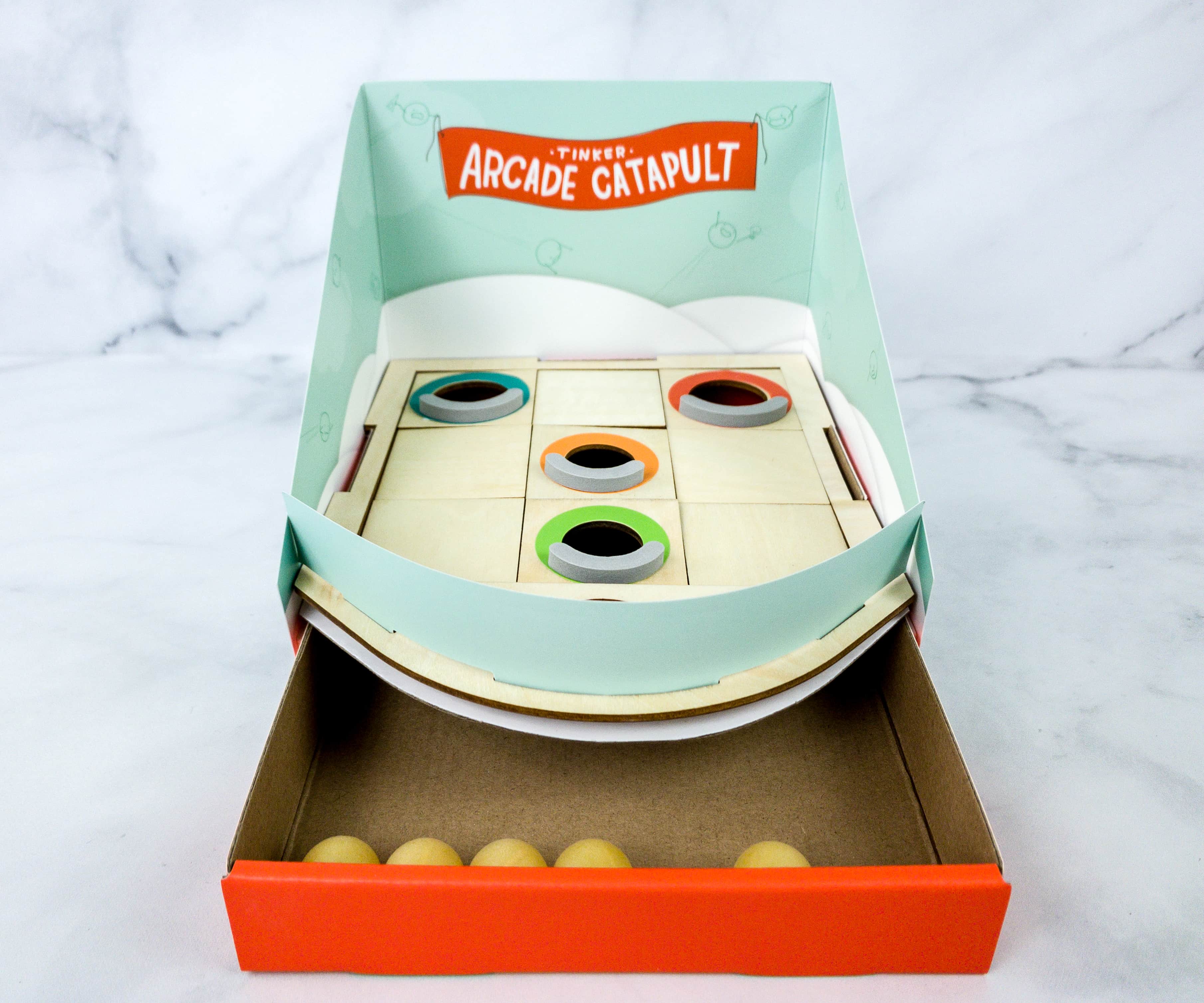 KiwiCo Tinker Crate Review & Coupon - ARCADE CATAPULT - Hello