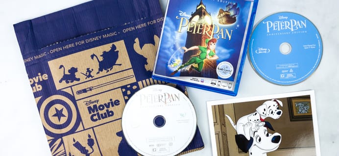 Disney Movie Club April 2020 PETER PAN Review + Coupon
