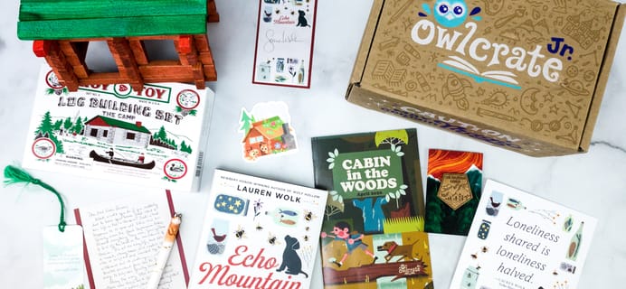 OwlCrate Jr. April 2020 Box Review & Coupon – CABIN IN THE WOODS