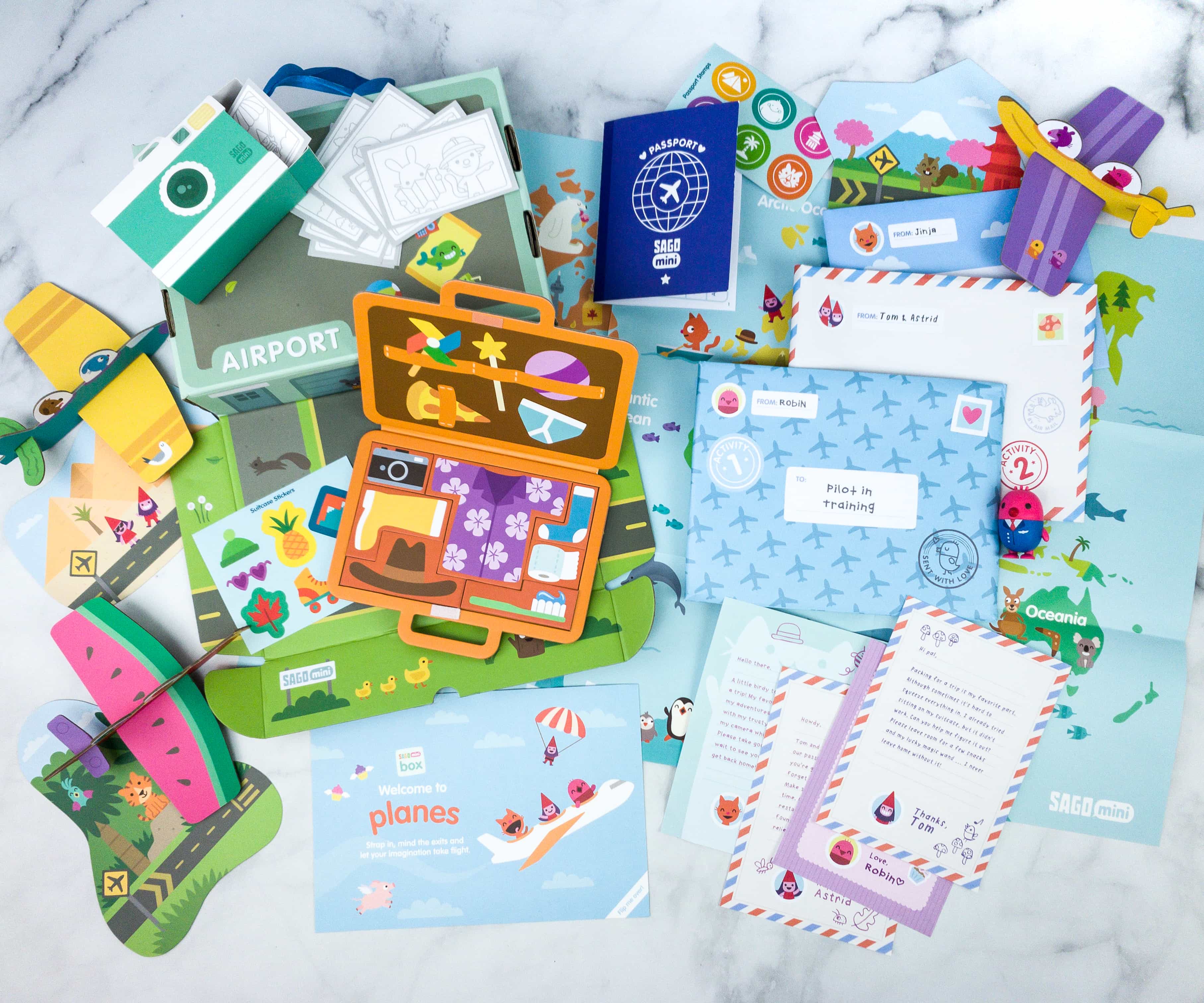 Sago Mini Box April 2020 Subscription Box Review + Coupon – PLANES!