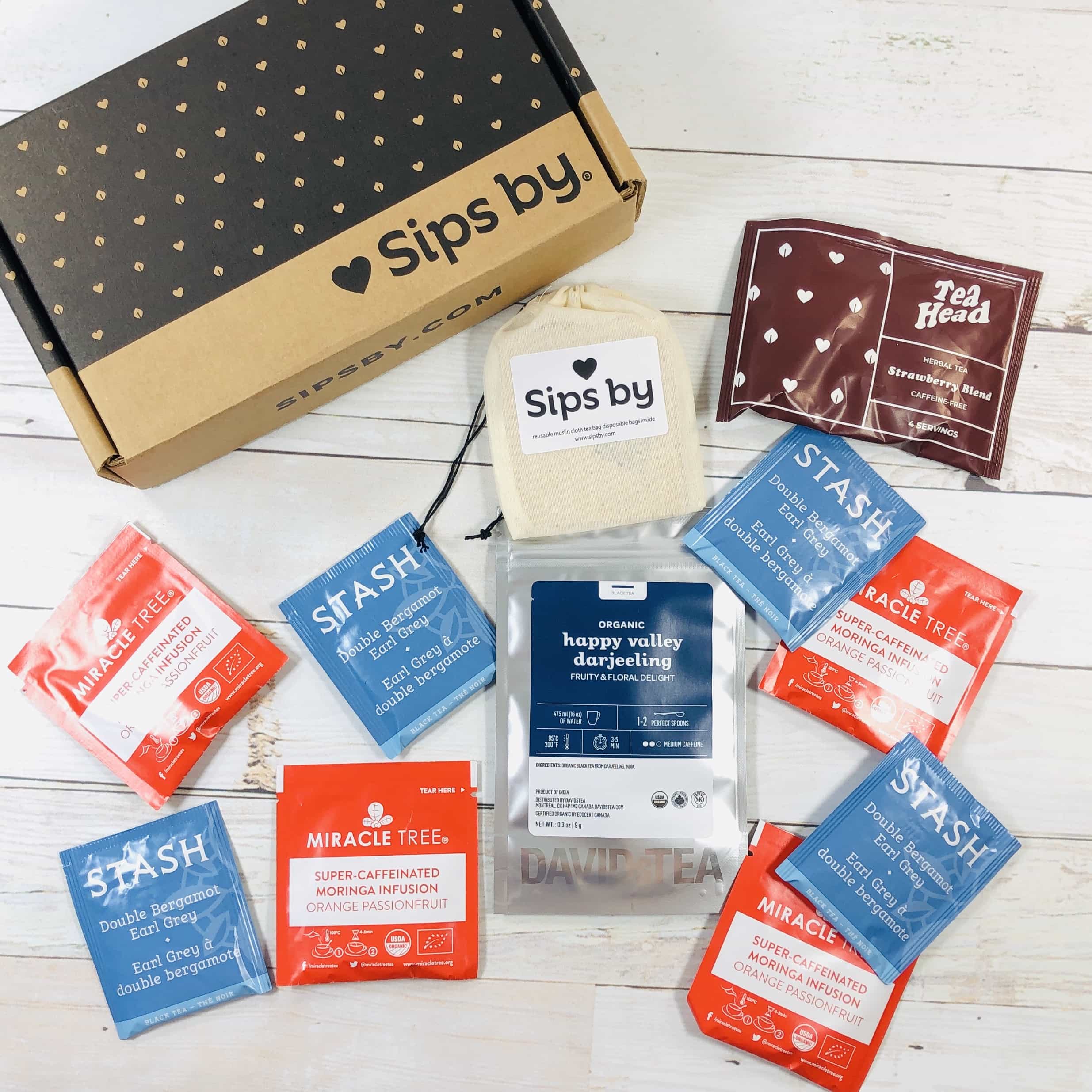 Sips by Tea April 2020 Subscription Box Review + Coupon