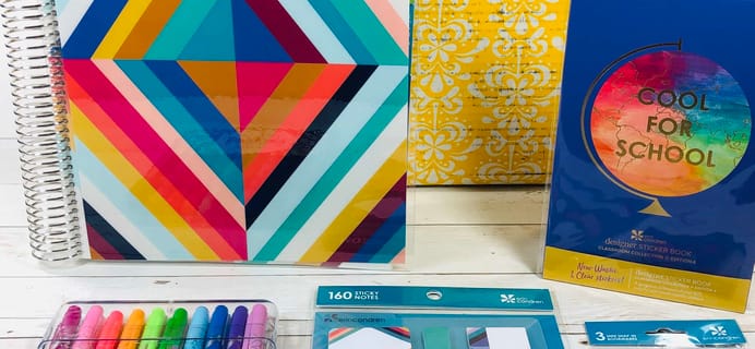 Erin Condren 2020-2021 Teacher Lesson Planner Review + Coupon
