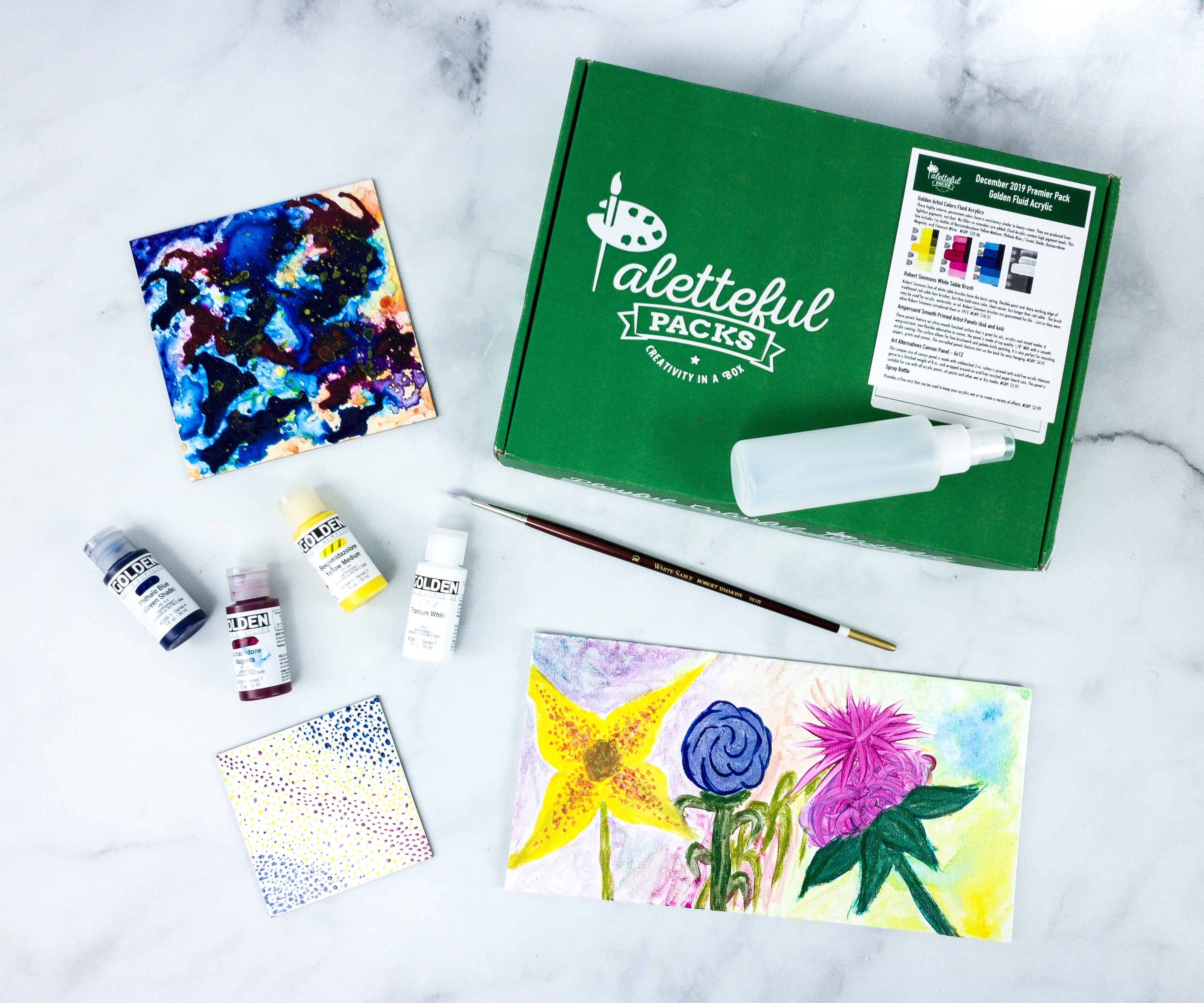 Paletteful Packs Review + Coupon – Golden Fluid Acrylic