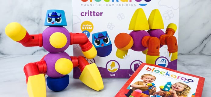 Amazon STEM Toy Club  Subscription Box Review – 3 to 4 Year Old BLOCKAROO