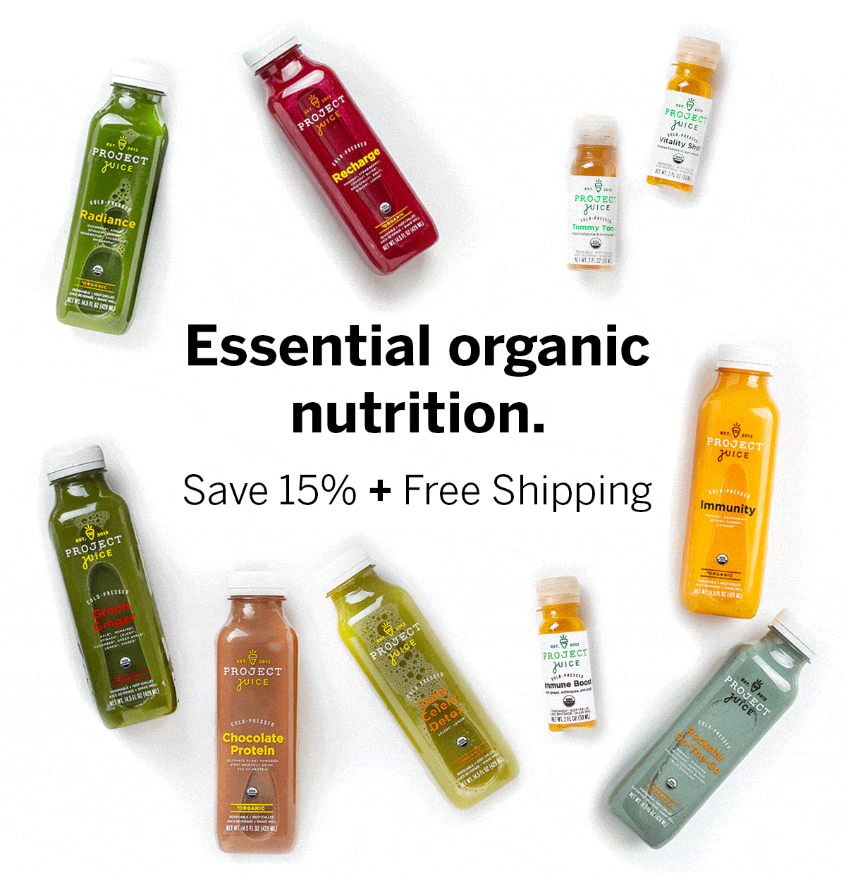 Project Juice Sale: Get 15% Off On $100+ Orders + FREE Shipping!
