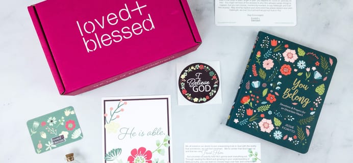 Loved+Blessed June 2020 Subscription Box Review + Coupon