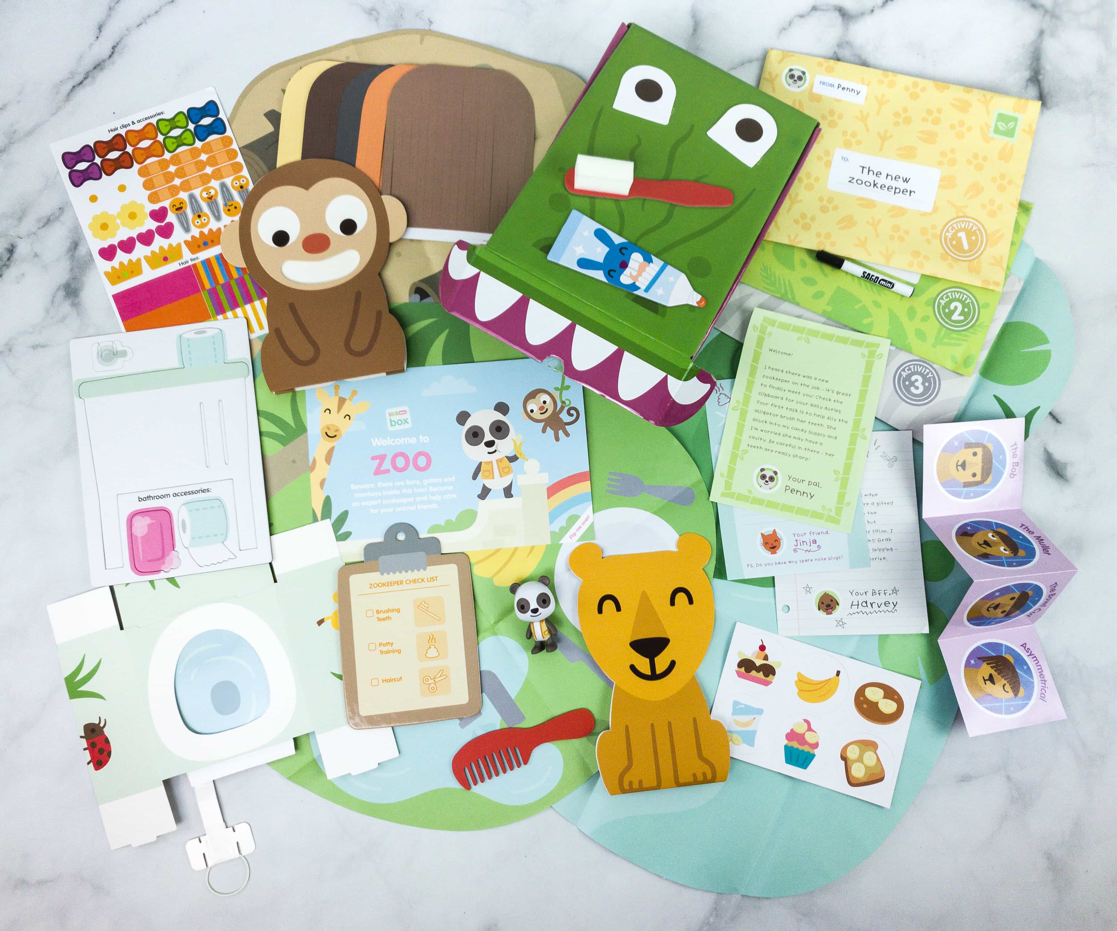 Sago Mini Box May 2020 Subscription Box Review + Coupon – Zoo!