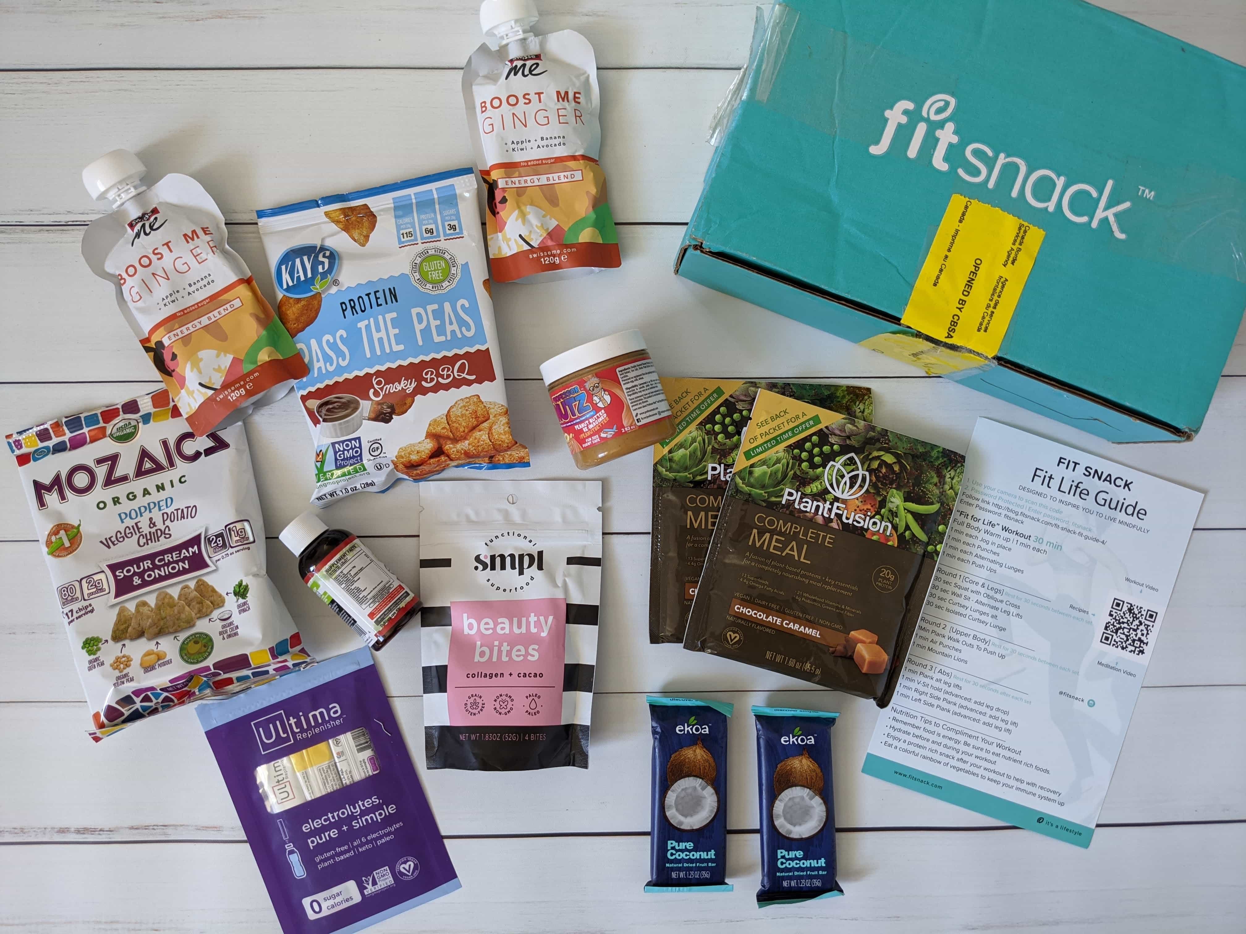 FitSnack May 2020 Subscription Box Review