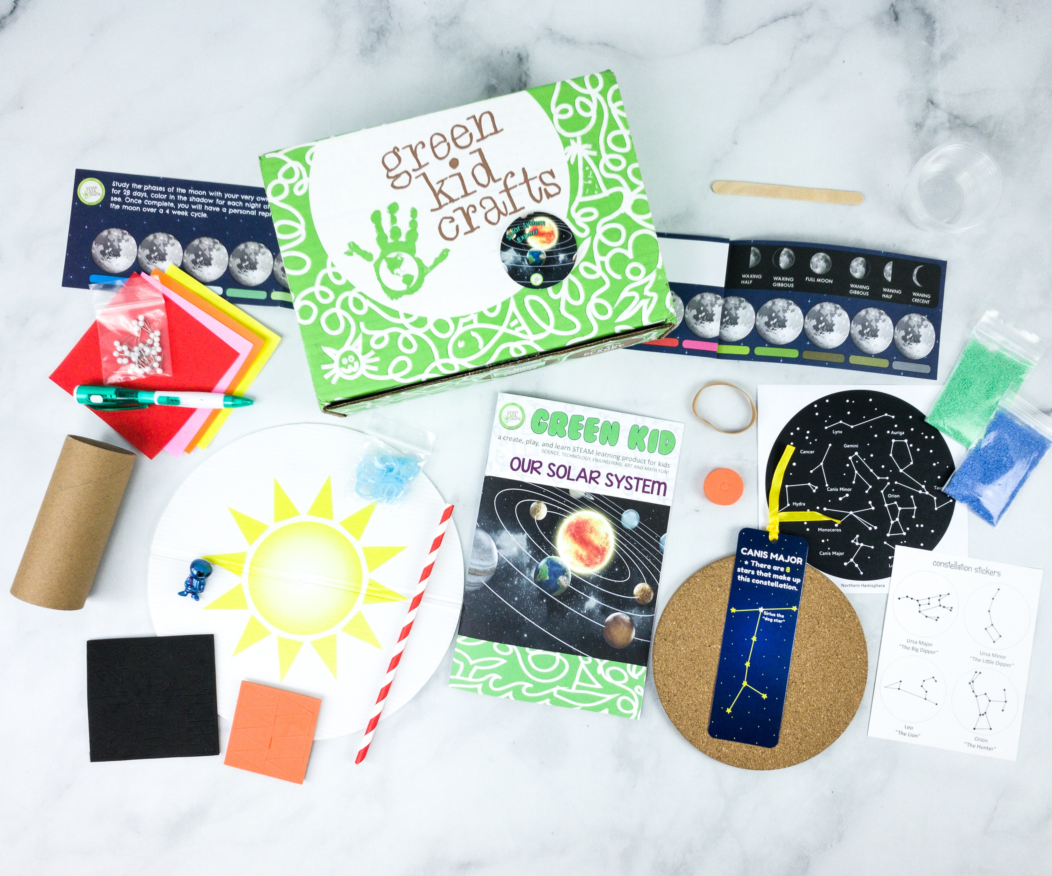 Green Kid Crafts OUR SOLAR SYSTEM Subscription Box Review + 50% Off Coupon!