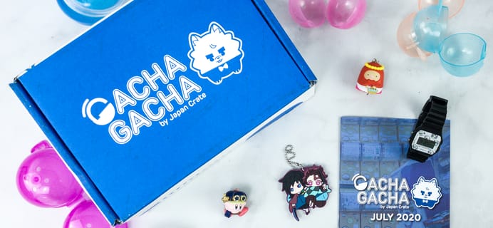 Gacha Gacha Crate July 2020 Subscription Box Review + Coupon
