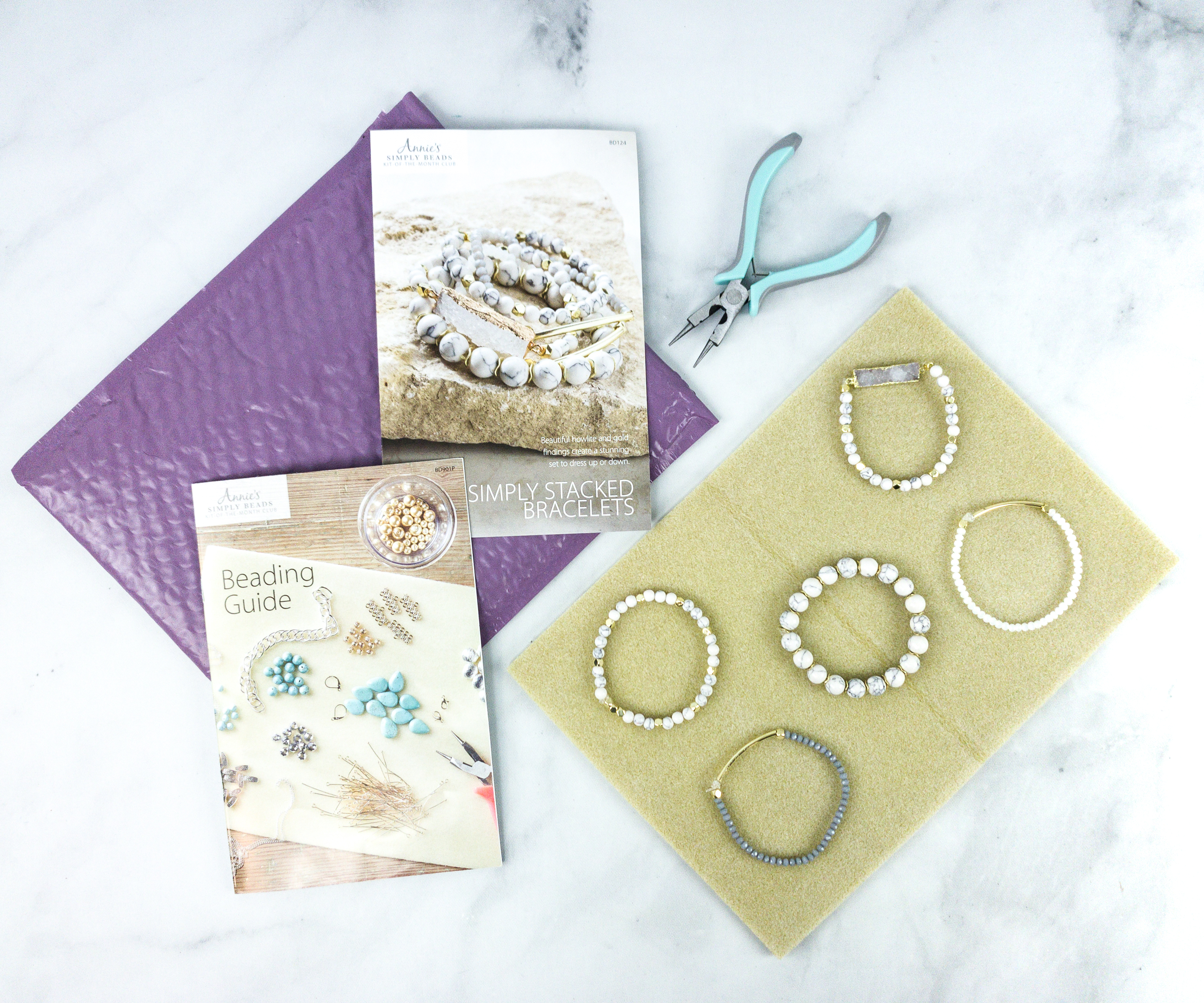 Annie’s Simply Beads Kit-of-the-Month Club Review + Coupon – SIMPLY STACKED BRACELETS