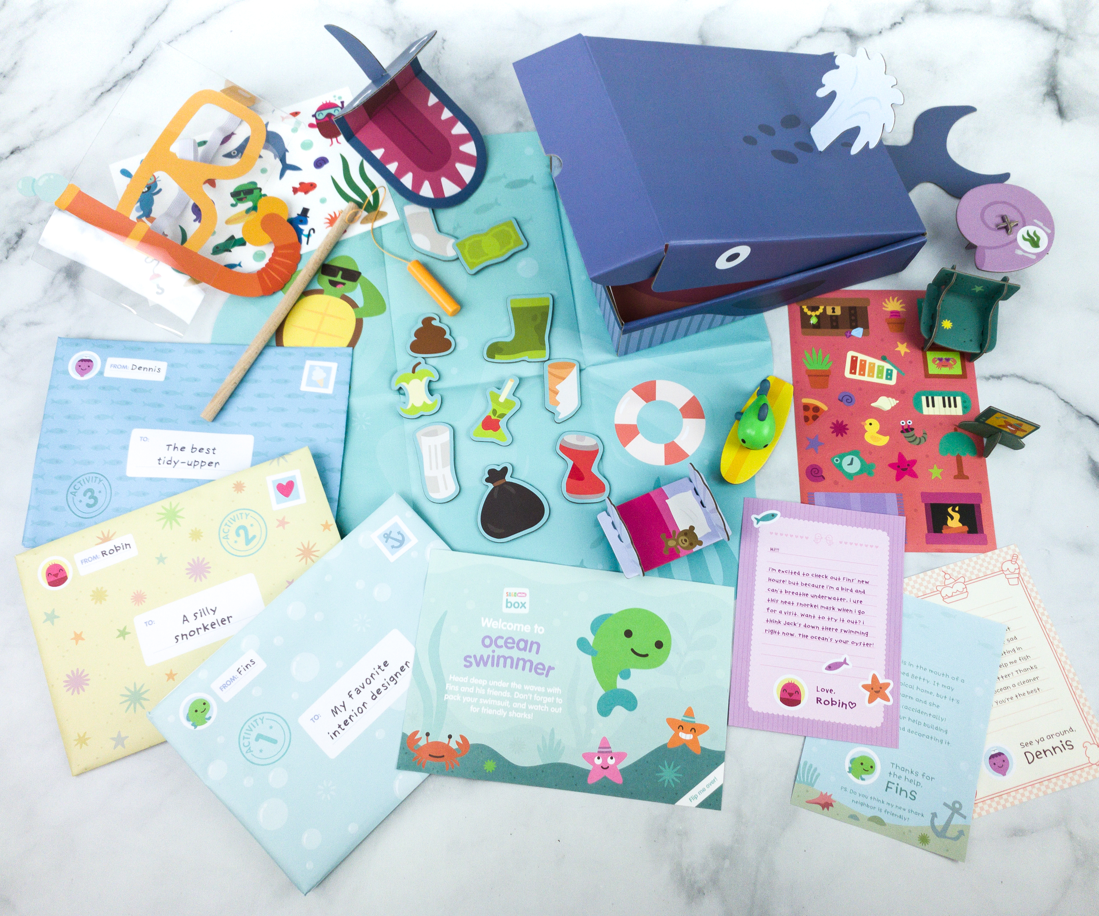 Sago Mini Box June 2020 Subscription Box Review + Coupon – OCEAN SWIMMER