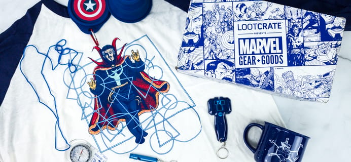 Marvel Gear + Goods March 2020 Subscription Box Review + Coupon! – BLUE
