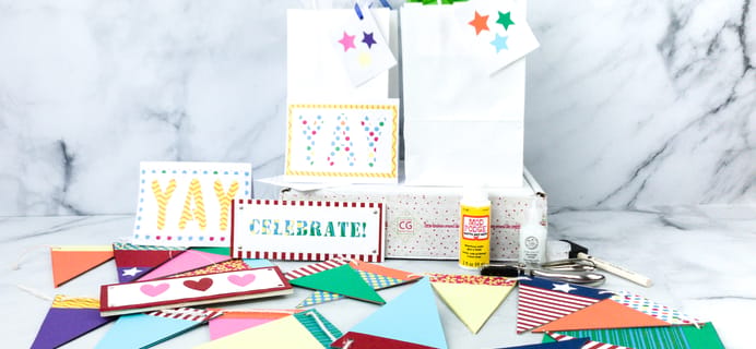Confetti Grace May 2020 Subscription Box Review – PENNANT BANNER