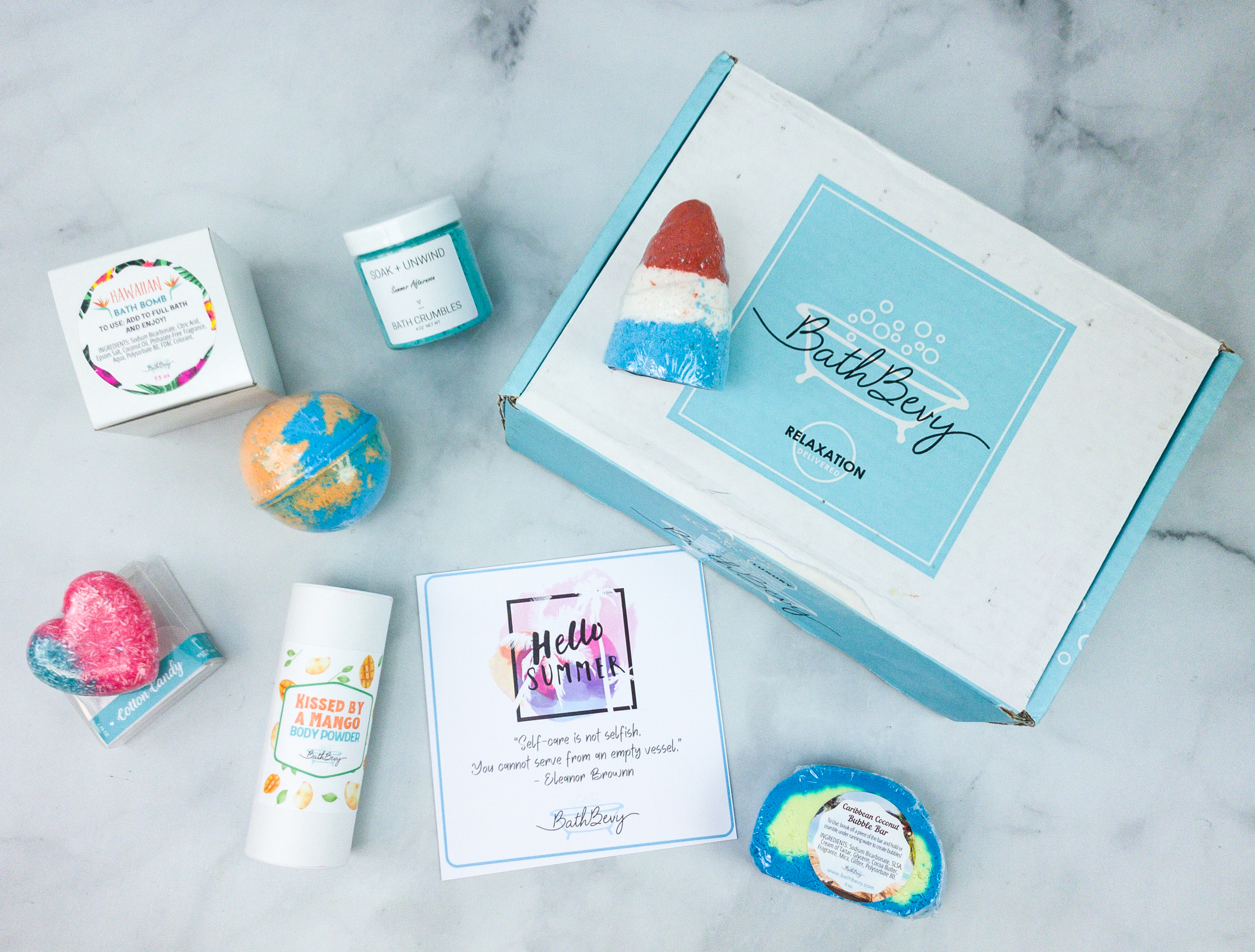Bath Bevy July 2020 Subscription Box Review + Coupon