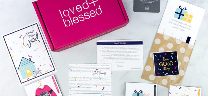 Loved+Blessed July 2020 Subscription Box Review + Coupon