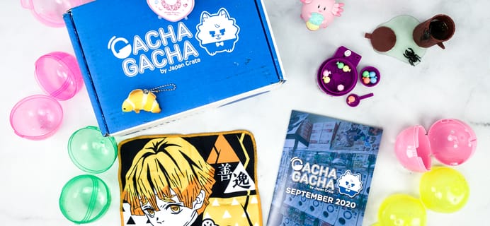 Gacha Gacha Crate September 2020 Subscription Box Review + Coupon