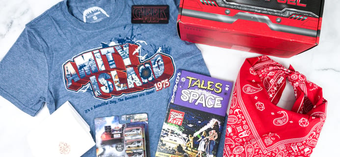Geek Fuel July 2020 Subscription Box Review