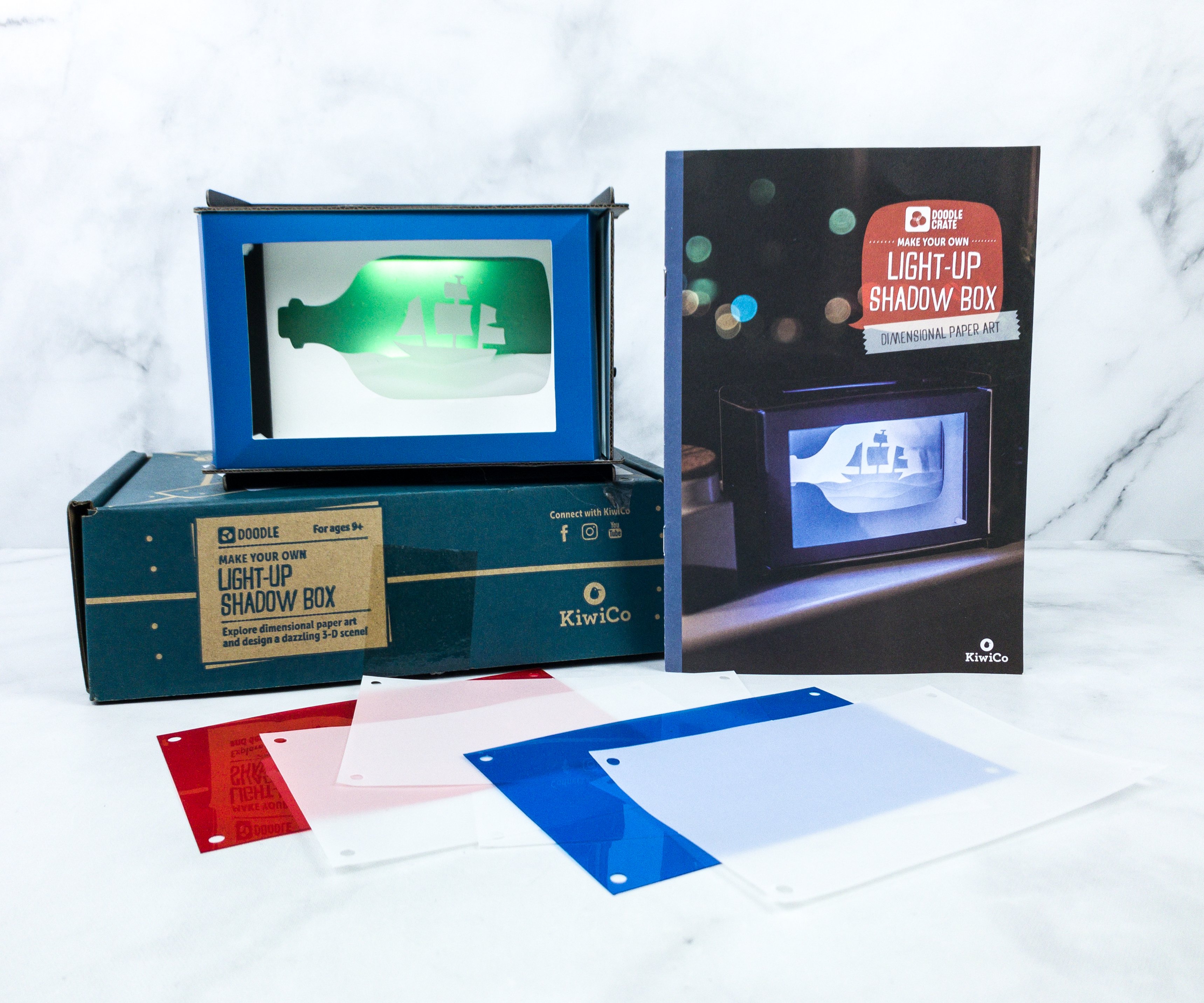 Doodle Crate Subscription Box Review & Coupon – LIGHT-UP SHADOW BOX