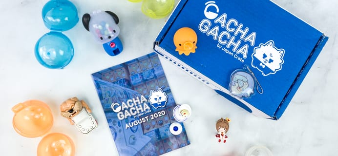 Gacha Gacha Crate August 2020 Subscription Box Review + Coupon
