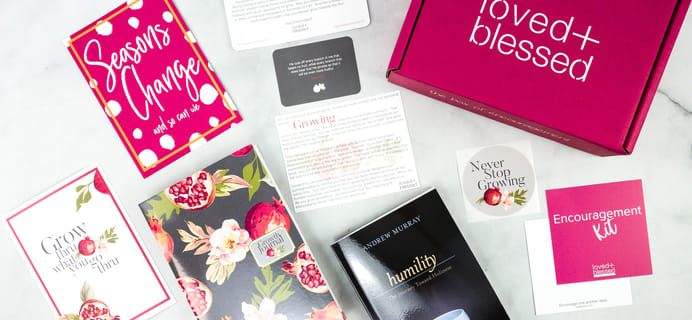 Loved+Blessed October 2020 Subscription Box Review + Coupon