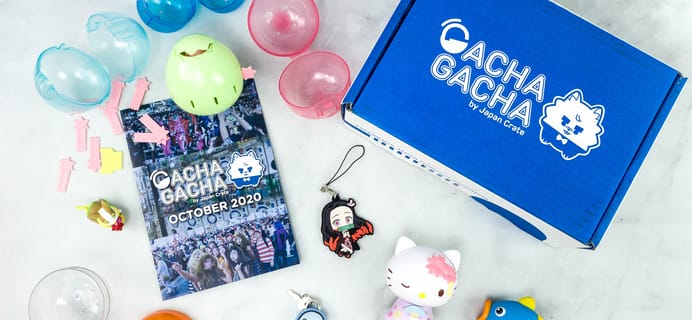 Gacha Gacha Crate October 2020 Subscription Box Review + Coupon