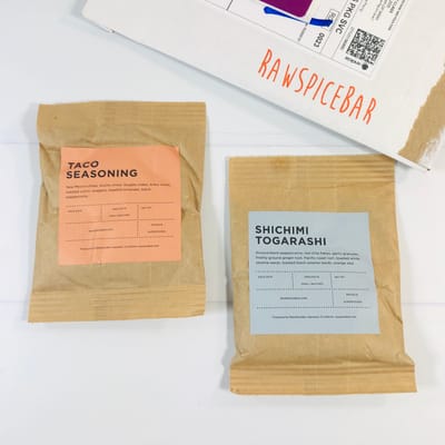 RawSpiceBar September 2020 Subscription Box Review