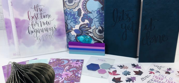 Erin Condren Seasonal Surprise Fall 2020 Box Review
