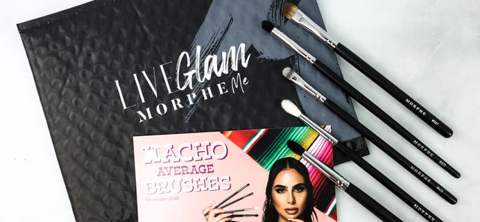 LiveGlam Brush Club November 2020 Subscription Box Review + Free Brush Coupon!