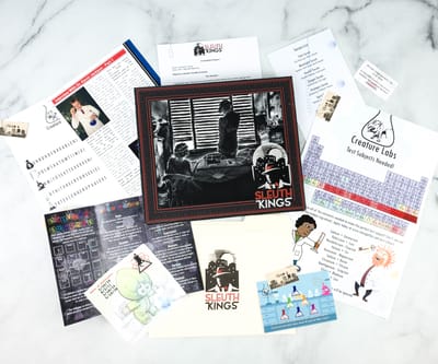 Sleuth Kings Subscription Box Review + Coupons – Case 204 MONSTER MADNESS