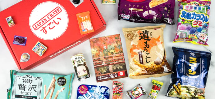 Japan Crate November 2020 Subscription Box Review + Coupon