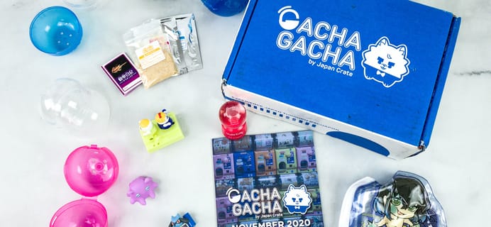 Gacha Gacha Crate November 2020 Subscription Box Review + Coupon