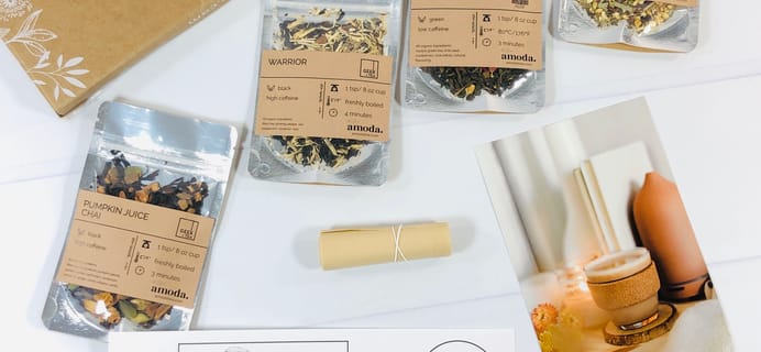 Amoda Tea October 2020 Subscription Box Review + Coupon!