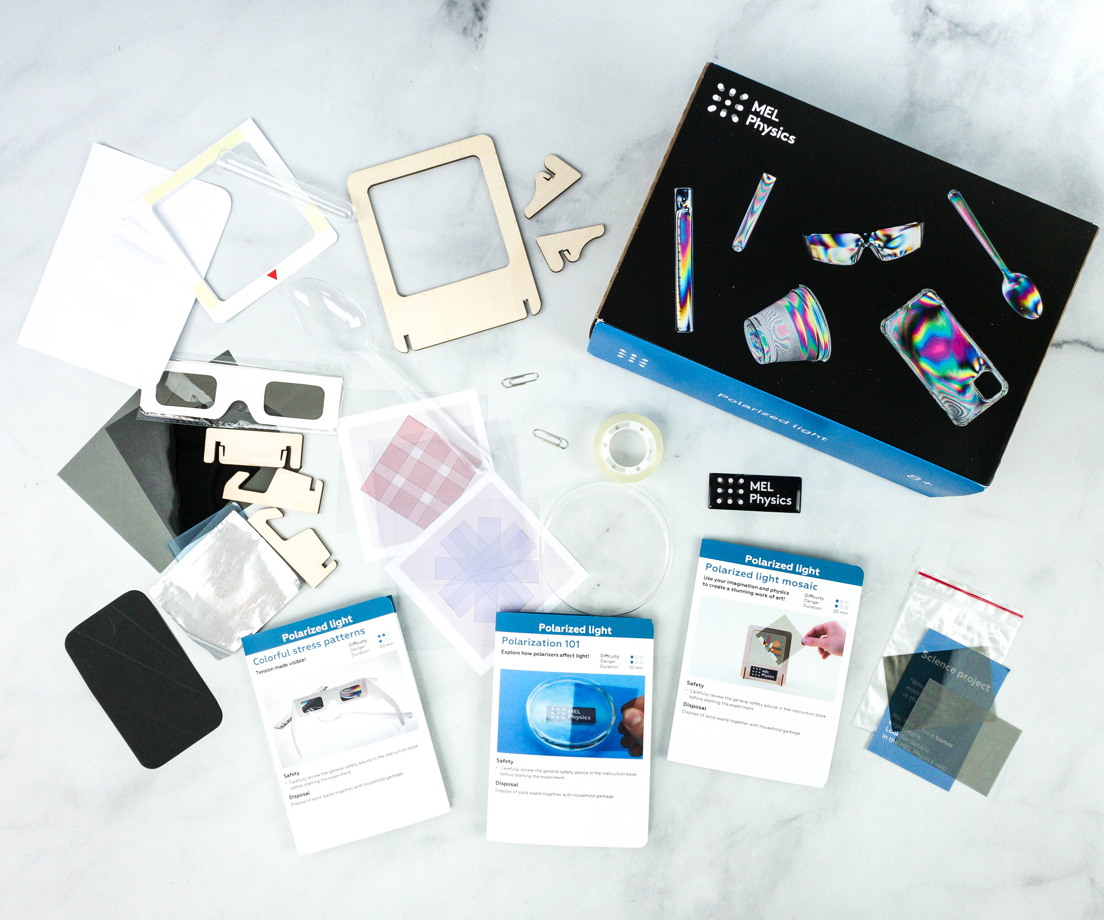 MEL Physics by MEL Science Subscription Box Review – POLARIZED LIGHT