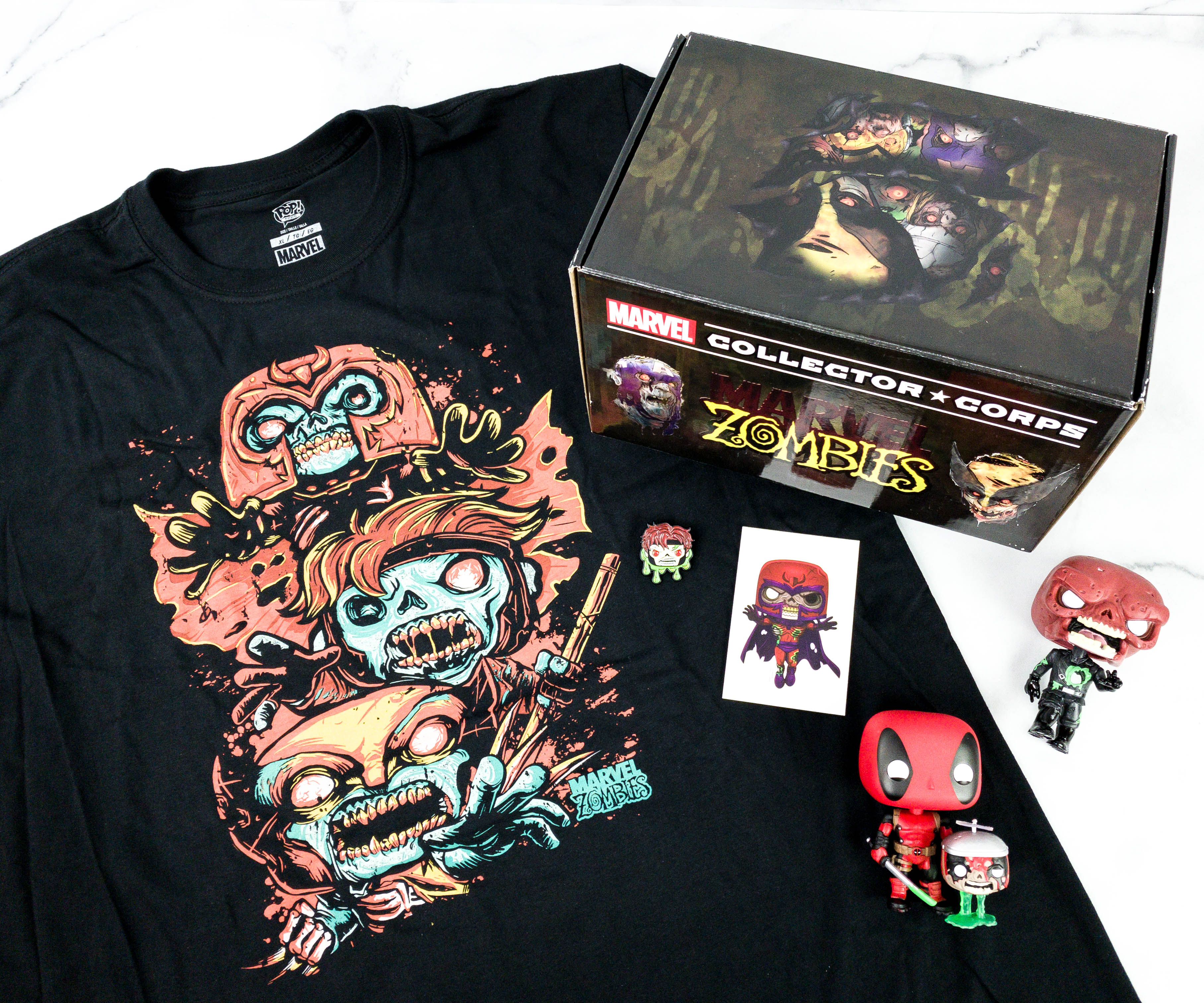 Funko Marvel Collector Corps Subscription Box Marvel Zombies Theme