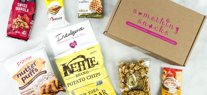 Something Snacks November 2020 Subscription Box Review + Coupon