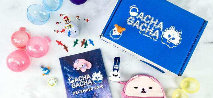Gacha Gacha Crate December 2020 Subscription Box Review + Coupon