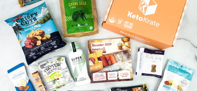 KetoKrate November 2020 Subscription Box Review + Coupon