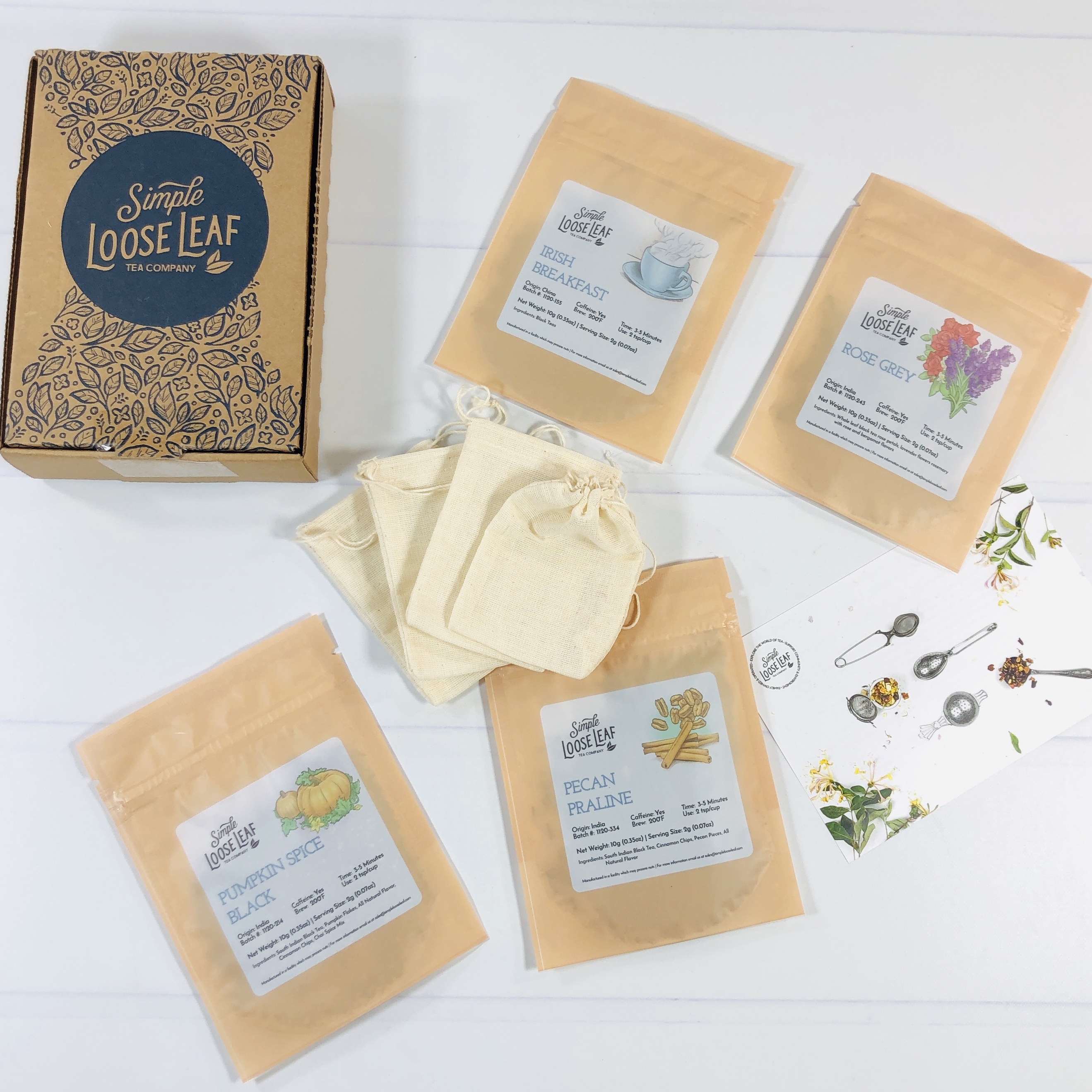 Simple Loose Leaf Tea November 2020 Subscription Box Review + Coupon!