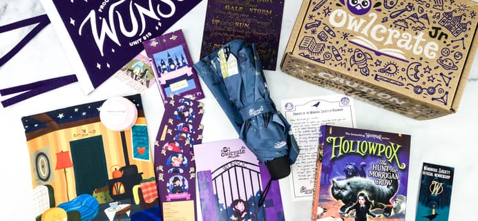 OwlCrate Jr. Limited Edition HOLLOWPOX Box Review