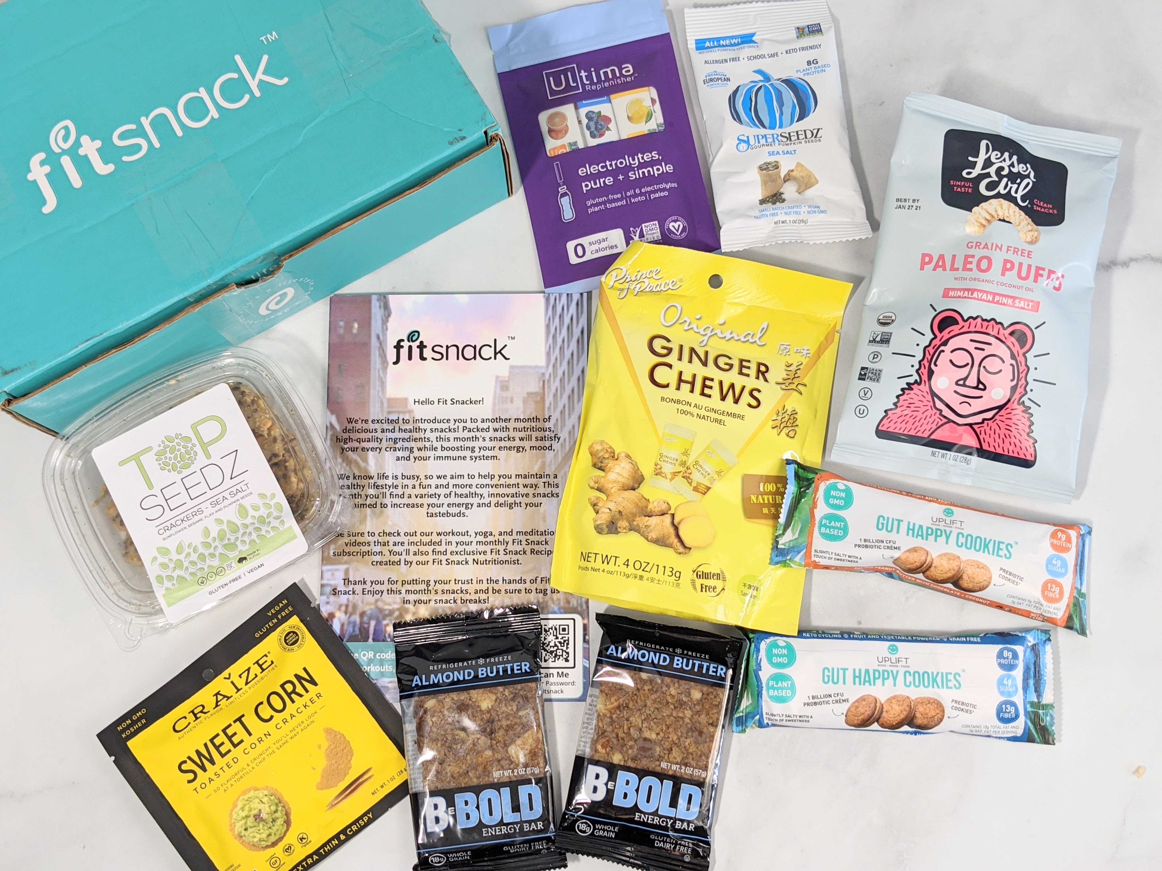 FitSnack September 2020 Subscription Box Review