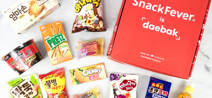 Snack Fever Review + Coupon – December 2020 Deluxe Box!