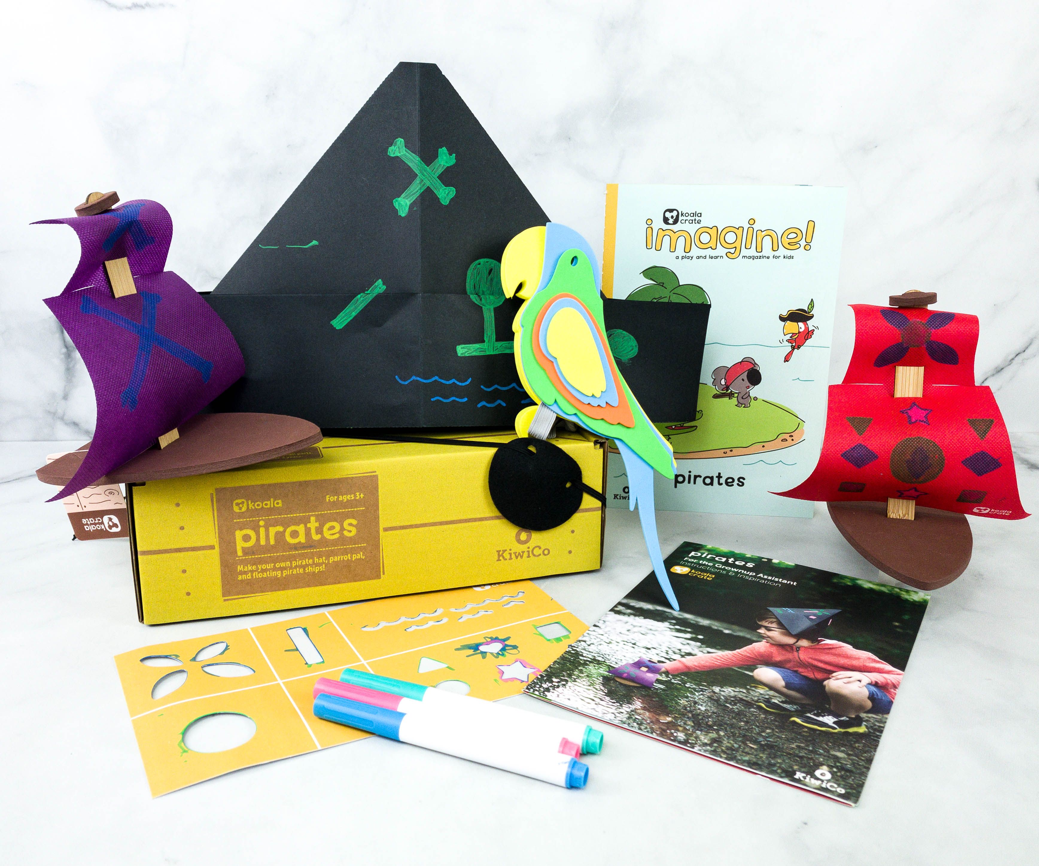 KiwiCo Koala Crate PIRATES Box Review & Coupon - Hello Subscription
