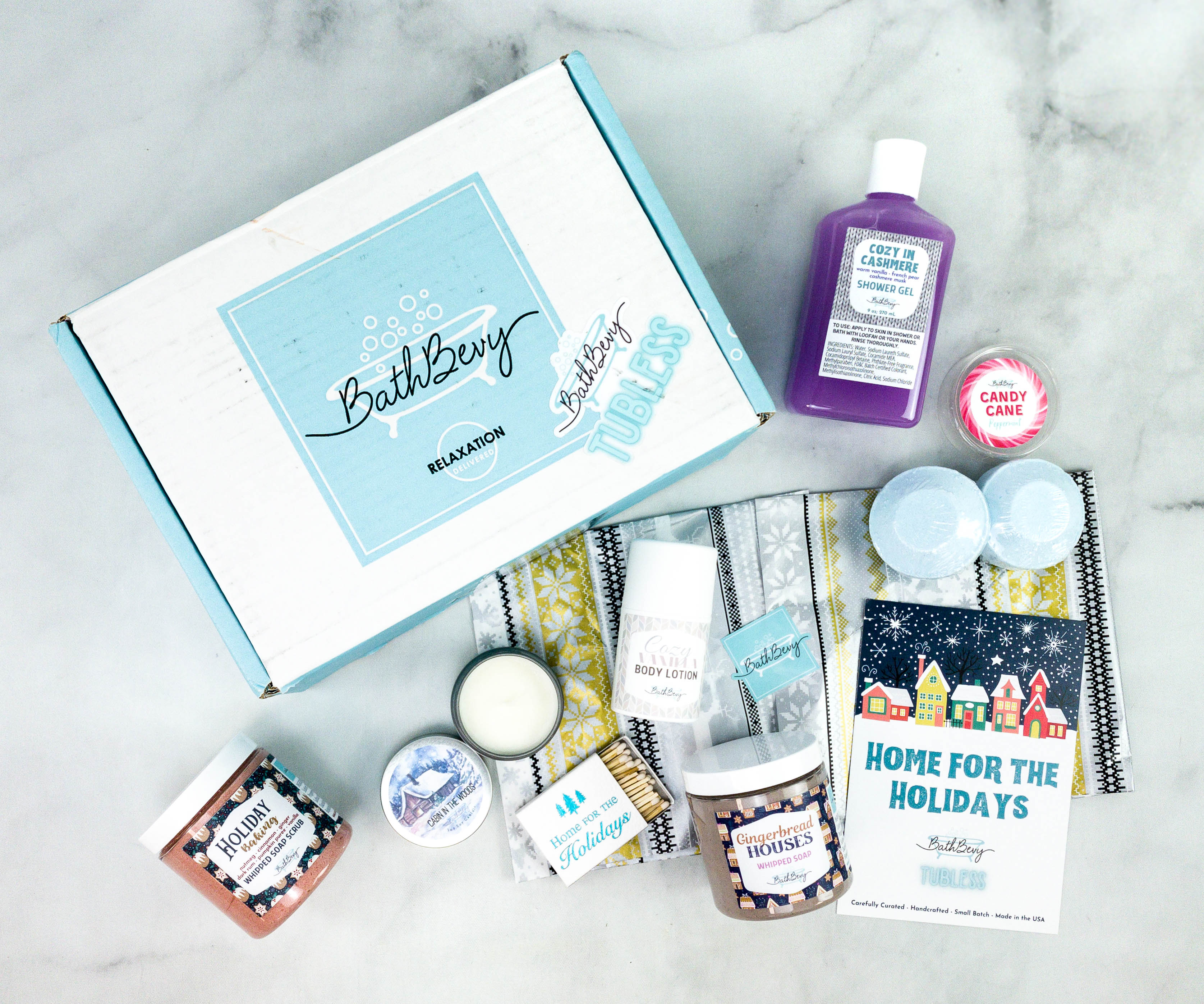 Bath Bevy Review + Coupon – December 2020 THE TUBLESS BOX