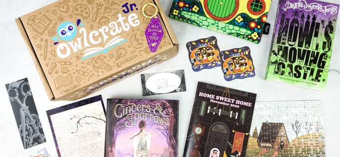 OwlCrate Jr. November 2020 Box Review & Coupon – HOME SWEET HOME!