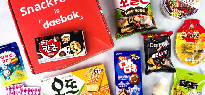Snack Fever Review + Coupon – January 2021 Deluxe Box!