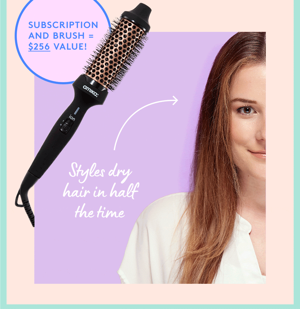 Birchbox Coupon: Get $16 Off +FREE Amika Blowout Babe Thermal Brush with Annual Subscription!
