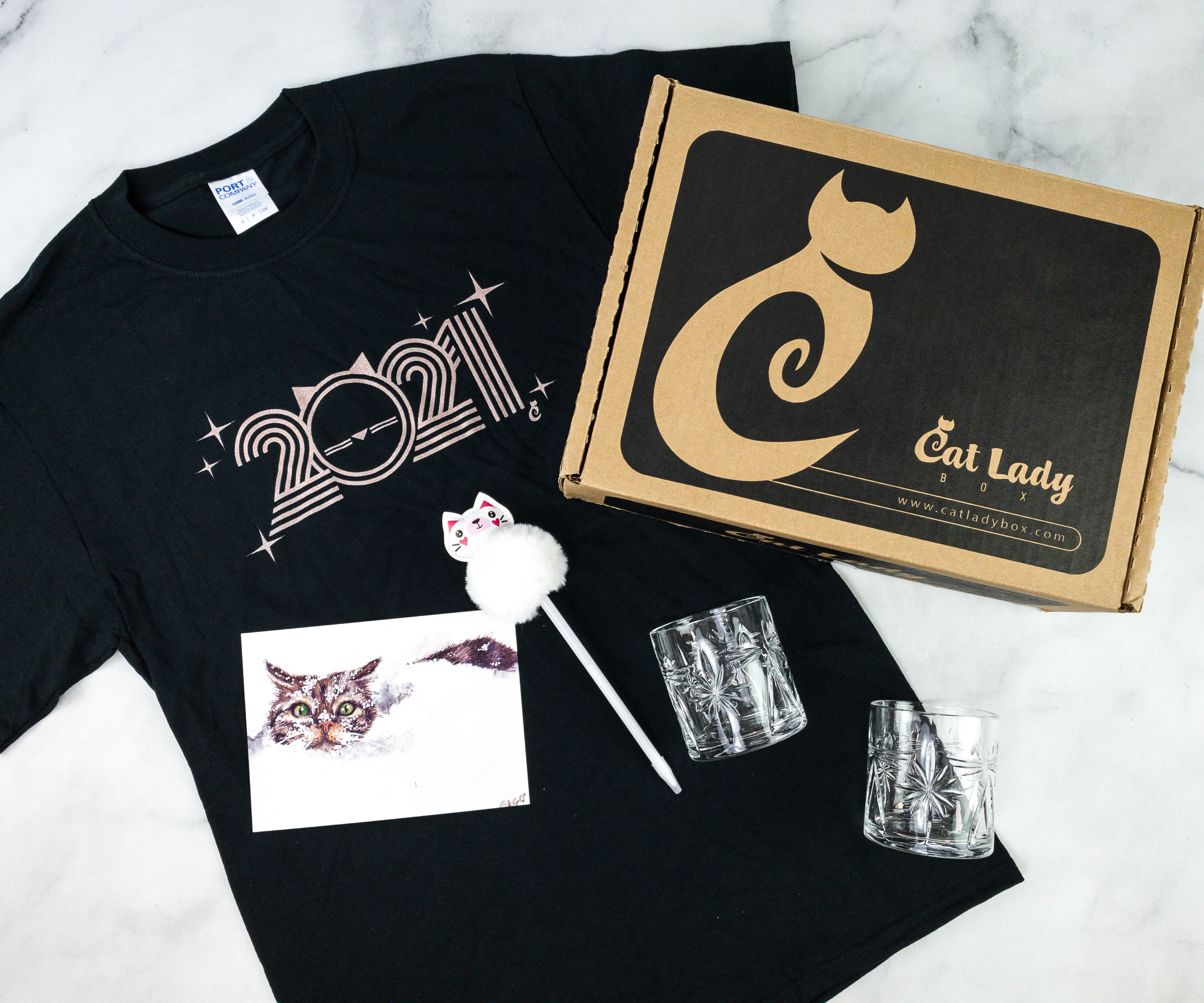 Cat Lady Box January 2021 Subscription Box Review – MEW YEAR 2021